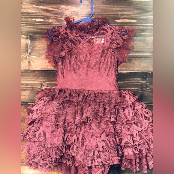 JOYFOLIE MIA JOY Anouk petticoat lace ruffled dress - Picture 1 of 6